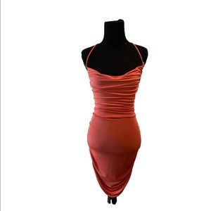 Windsor Coral Bodycon Dress SZ. S